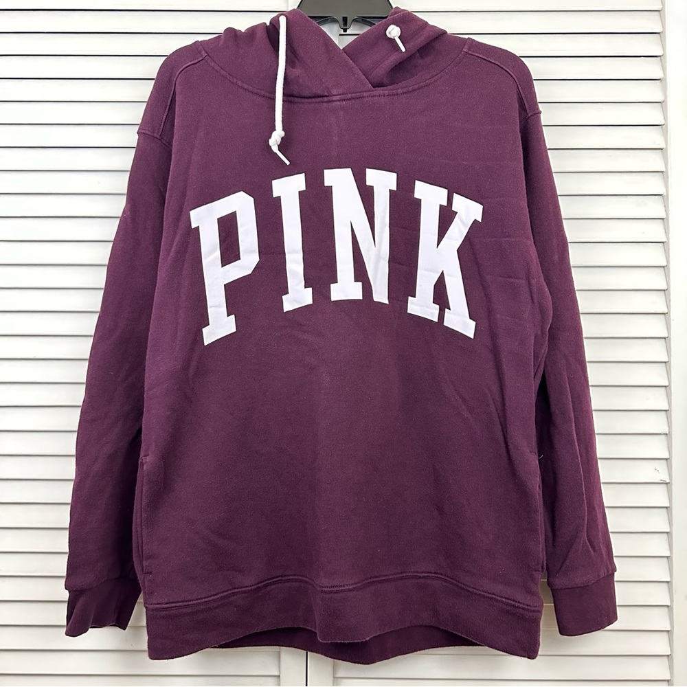 VS PINK Slouchy Hooded Sweatshirt